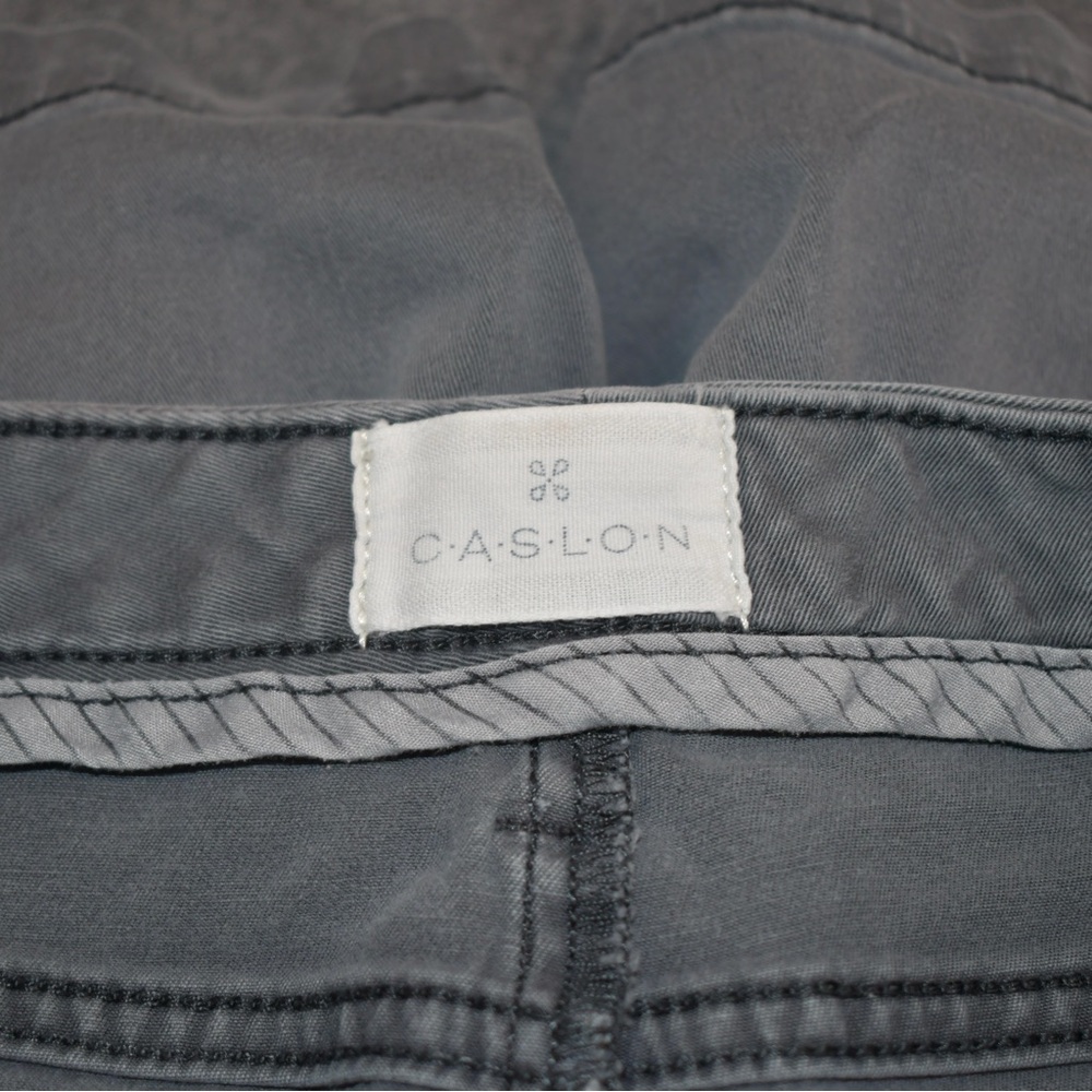 Caslon Gray Utility Shorts 4” Inseam Mid Rise Casual Summer Size M - Picture 4 of 5